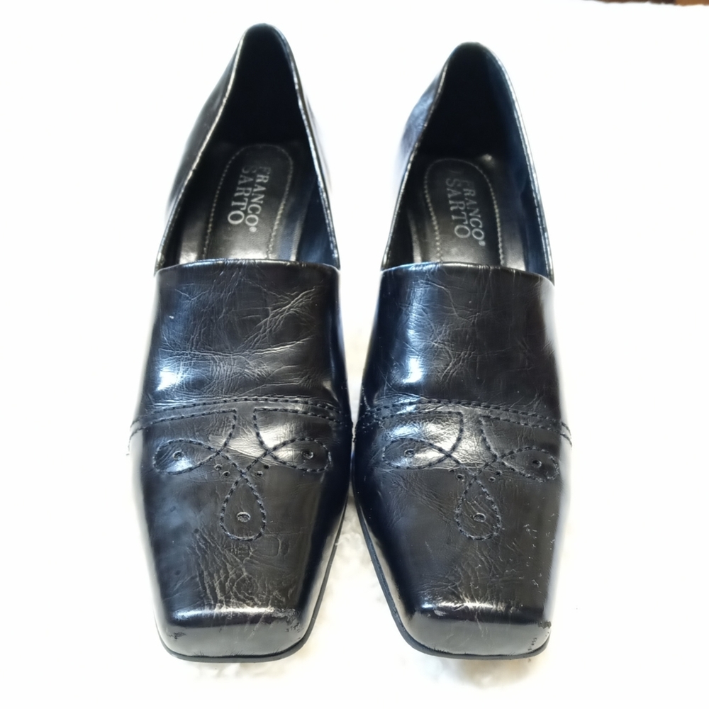 Franco Sarto Vintage Black Pumps